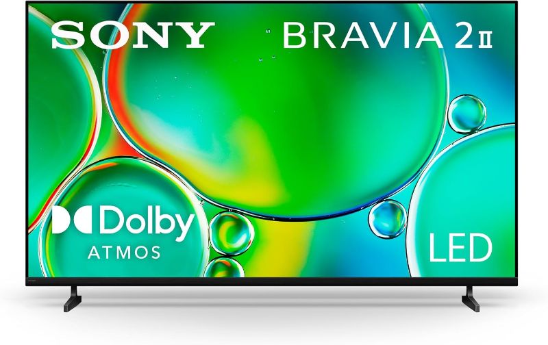 Photo 1 of Sony 55 Inch BRAVIA 2 II LED 4K HDR Smart Google TV (K-55S20M2) | Exclusive Features for PlayStation®5, Motionflow XR, 4K Processor X1 with 4K X-Reality PRO, Triluminos Pro