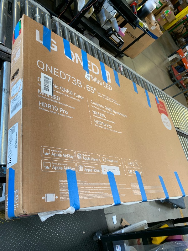 Photo 1 of LG Amazon Exclusive 65-Inch Class QNED AI 4K QNED73 Series Mini LED Smart TV w/AI Sound Pro, HDR10, AI 4K Super Upscaling, Filmmaker Mode, Wow Orchestra, Compatible with Alexa (65QNED73BUA, 2026)