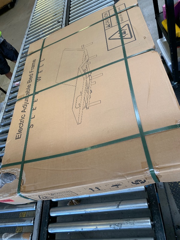 Photo 1 of Yiree Full Adjustable Bed Base Frame, Wireless Remote & Lift Motor, Dual USB Ports,Ergonomic Upholstered Bed Frame, Under Bed Lighting, Independent Head and Foot Tilt (factory sealed) 