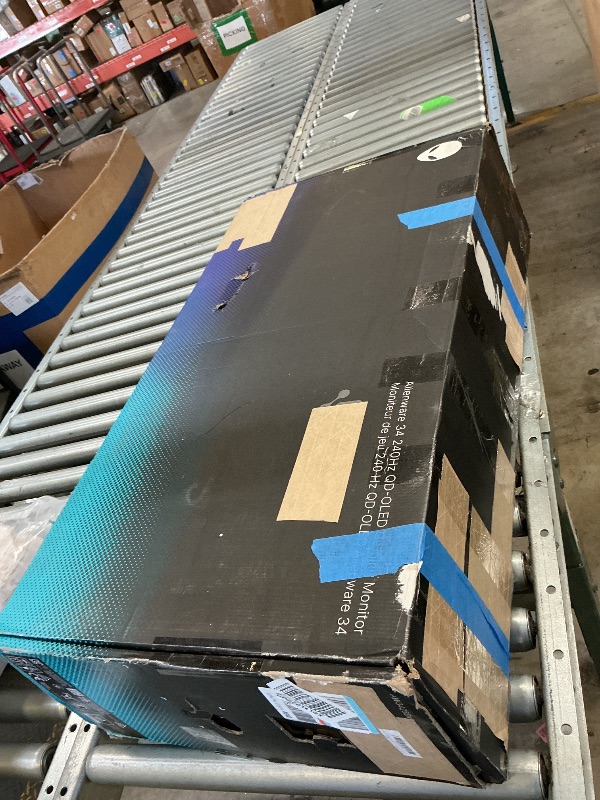 Photo 1 of Alienware 34 240Hz QD-OLED Curved Gaming Monitor - AW3425DW - 34.2-inch WQHD (3440 x 1440) 0.03ms Display, 1800R Curve, AMD FreeSync Premium Pro, VESA AdaptiveSync, DisplayHDR TrueBlack 400