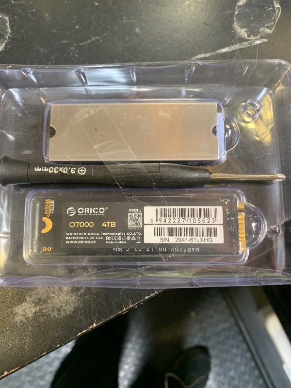 Photo 1 of ORICO 4TB NVMe SSD PCIe 4.0- Up to 7000MB/s, M.2 SSD 2280 PCIe 4.0X4 Internal Solid State Drive SSD, Fast Heat Dissipation, Compatible with macOS Windows for Gamers and Creators-O7000 (4TB)