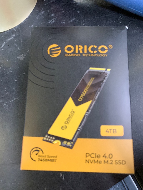 Photo 1 of ORICO 4TB NVMe SSD PCIe 4.0- Up to 7000MB/s, M.2 SSD 2280 PCIe 4.0X4 Internal Solid State Drive SSD, Fast Heat Dissipation, Compatible with macOS Windows for Gamers and Creators-O7000 (4TB)