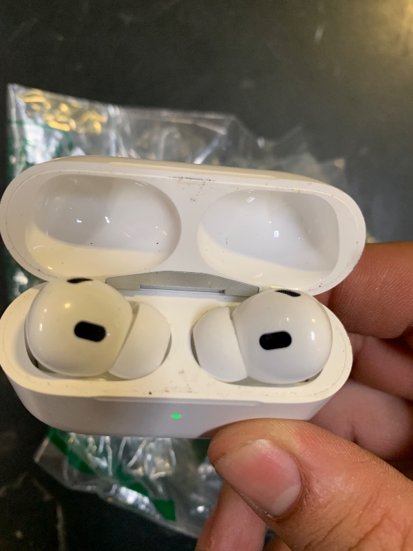 Photo 1 of Apple AirPods Pro (2nd Generation) with MagSafe Charging Case (USB-C) (Renewed Premium)