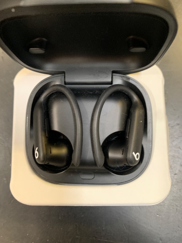 Photo 1 of Beats Powerbeats Pro 2 - Wireless Noise Cancelling Workout Earbuds with Secure- Fit Earhooks, Up to 45-Hour Battery with Charging Case, Sweat & Water Resistant, Heart Rate Monitoring - Jet Black