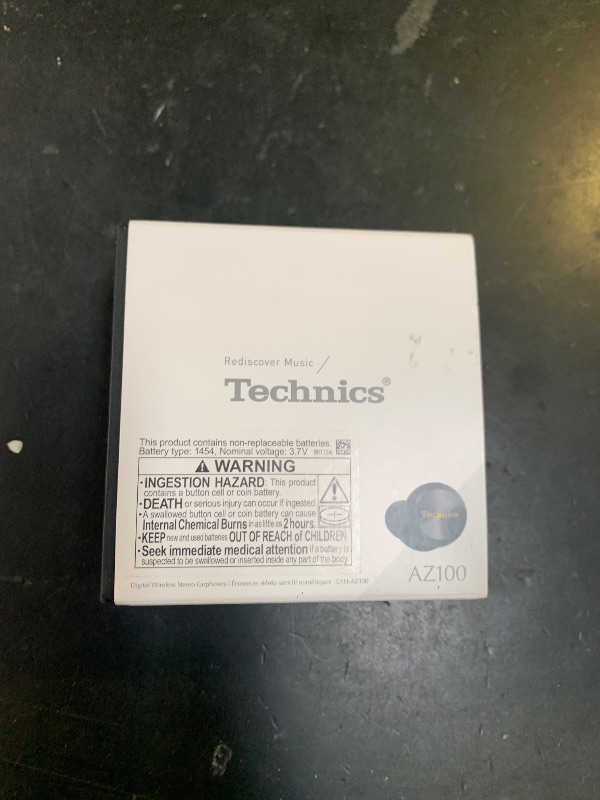 Photo 1 of Technics Reference Class Hi-Fi Wireless Ear Buds, Dolby Atmos with Head Tracking, Adaptive Noise Cancelling, 3 Device Multipoint, 10-Hr Battery, Wireless Charging, Improved Fit, EAH-AZ100-K(Black)
