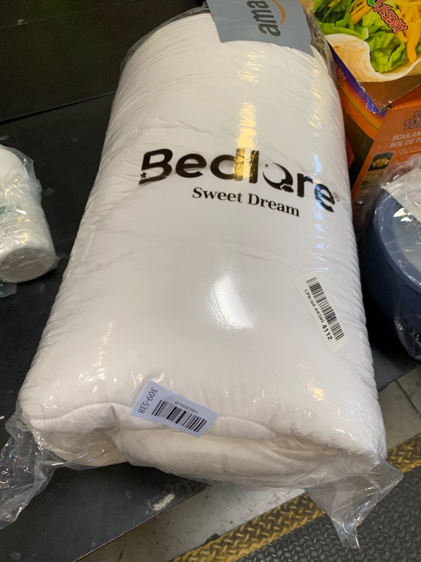 Photo 1 of BEDLORE Twin Mattress Topper Viscose Derived from Bamboo, Thick Pillow Top Mattress Pad with Stretchable Pockets for 6-15 inches Mattress, Soft Breathable Mattress Topper for Back Pain Relief