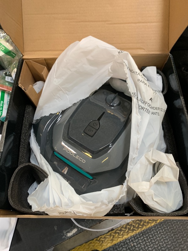 Photo 1 of Pooleco Cordless Robotic Pool Cleaner with Remote Control, Pool Vacuum for Above & In-Ground Pool with 90 Mins Runtime, Self-Parking,Fast Charging, Ideal for Above Ground Pools up to 850 Sq.ft