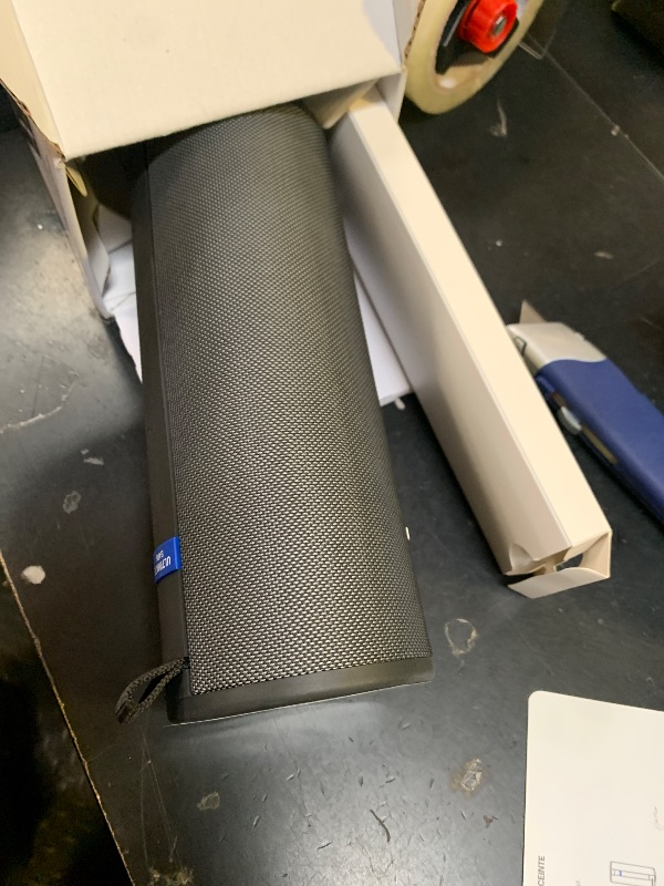 Photo 1 of Ultimate Ears MEGABOOM 4 Portable Waterproof Bluetooth Speaker with Immersive 360-Degree Sound and Balanced Bass, Floating Speaker with 20-Hour Battery and 147ft (45m) Range - Black