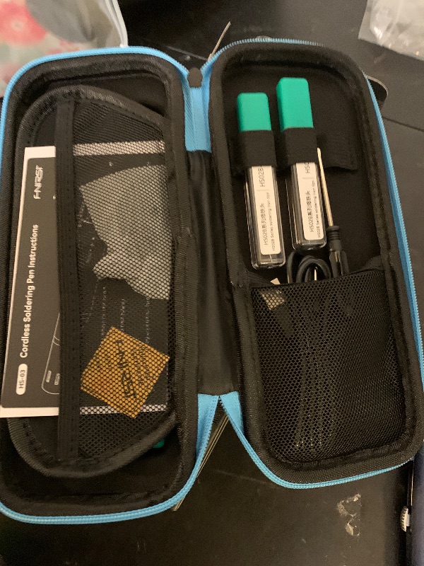 Photo 1 of FNIRSI HS-03 Cordless Soldering Iron Kit, 2600mAh Battery Portable Soldering Iron, 212-842°F, 3s Fast Heating, 5-Level Temp, 0.96" IPS Display Soldering Iron for Electronics Repair, DIY, PCB