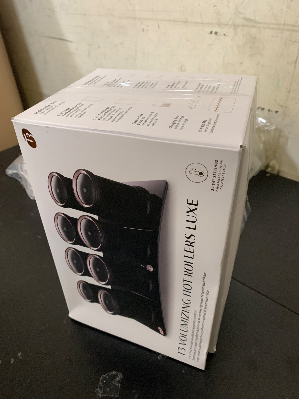 Photo 1 of T3 - Volumizing Hot Rollers LUXE | Premium Hair Curler Set for Long Lasting Volume, Body & Shine | Set of 8-4 XL (1.75") & 4 Large (1.5”)