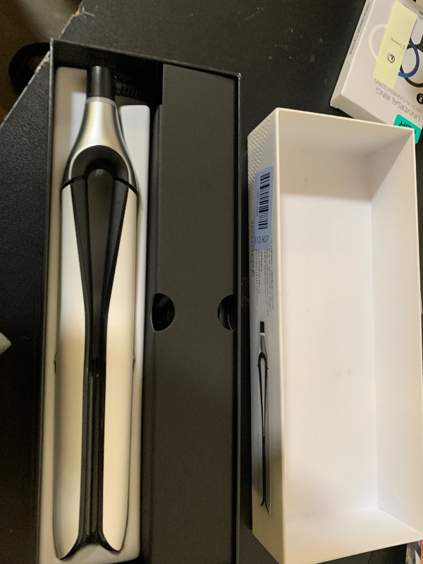 Photo 1 of ghd Chronos Styler - 2” Smart Flat Iron Hair Straightener with HD Motion-Responsive Technology, Faster Styling, 24-Hour Results, More Shine, Less Frizz, and No Extreme Heat Damage - White