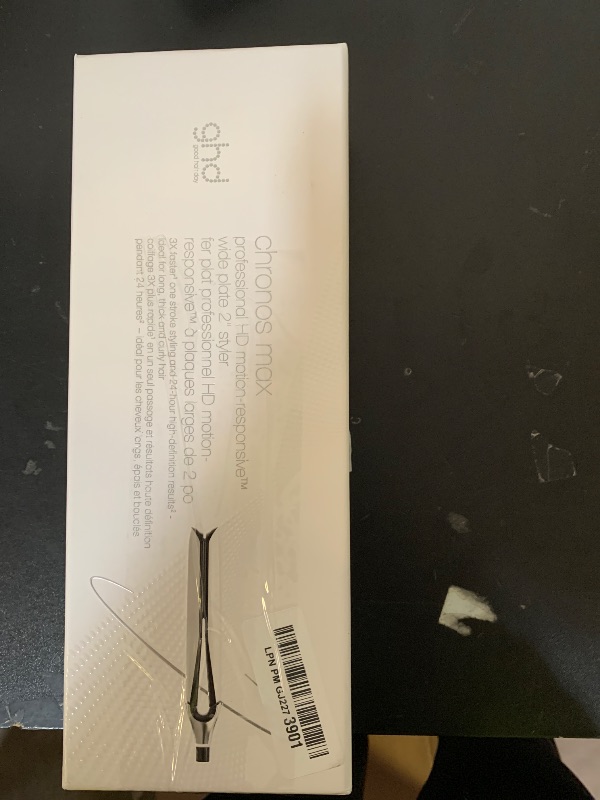 Photo 1 of ghd Chronos Styler - 2” Smart Flat Iron Hair Straightener with HD Motion-Responsive Technology, Faster Styling, 24-Hour Results, More Shine, Less Frizz, and No Extreme Heat Damage - White