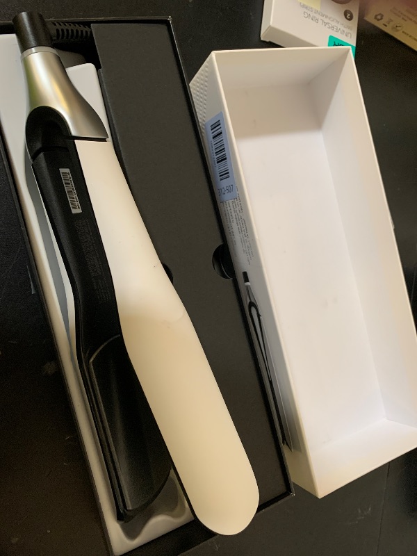 Photo 1 of ghd Chronos Styler - 2” Smart Flat Iron Hair Straightener with HD Motion-Responsive Technology, Faster Styling, 24-Hour Results, More Shine, Less Frizz, and No Extreme Heat Damage - White