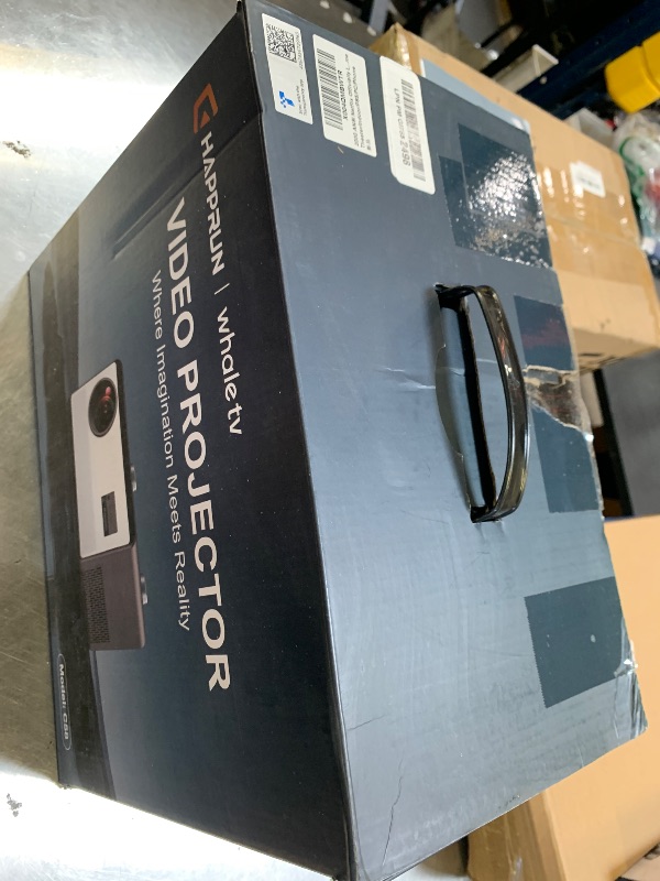 Photo 1 of 2000 ANSI Lumens Built-in Streaming App Full HD Smart Projector, HAPPRUN Native 1080P Movie Projector with Auto Focus, WiFi and Bluetooth, 300'' Large screen, Suitable for Home, Outdoor and Indoor