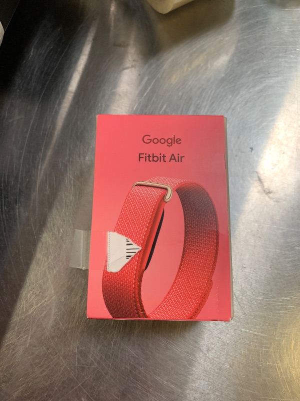 Photo 1 of Google Fitbit Air - Screenless Activity Tracker with Fitness, Heart Rate, and Sleep Tracking - Personalized AI-Powered Coaching - Up to 7 Days’ Battery Life - Works with iOS and Android - Berry
