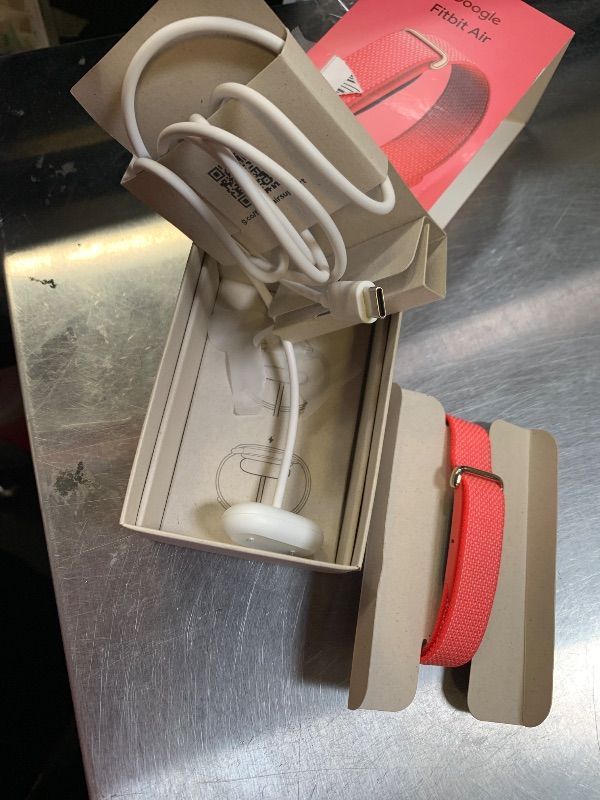 Photo 1 of Google Fitbit Air - Screenless Activity Tracker with Fitness, Heart Rate, and Sleep Tracking - Personalized AI-Powered Coaching - Up to 7 Days’ Battery Life - Works with iOS and Android - Berry