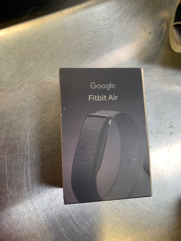 Photo 1 of Google Fitbit Air - Screenless Activity Tracker with Fitness, Heart Rate, and Sleep Tracking - Personalized AI-Powered Coaching - Up to 7 Days’ Battery Life - Works with iOS and Android - Obsidian