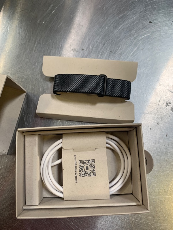 Photo 1 of Google Fitbit Air - Screenless Activity Tracker with Fitness, Heart Rate, and Sleep Tracking - Personalized AI-Powered Coaching - Up to 7 Days’ Battery Life - Works with iOS and Android - Obsidian