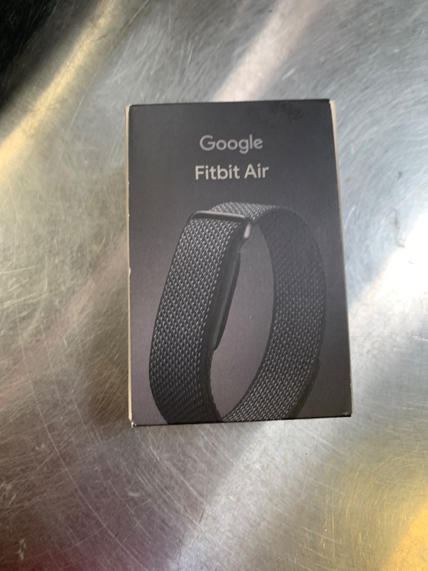 Photo 1 of Google Fitbit Air - Screenless Activity Tracker with Fitness, Heart Rate, and Sleep Tracking - Personalized AI-Powered Coaching - Up to 7 Days’ Battery Life - Works with iOS and Android - Obsidian