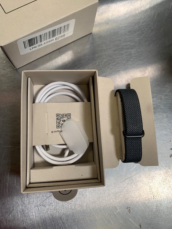 Photo 1 of Google Fitbit Air - Screenless Activity Tracker with Fitness, Heart Rate, and Sleep Tracking - Personalized AI-Powered Coaching - Up to 7 Days’ Battery Life - Works with iOS and Android - Obsidian