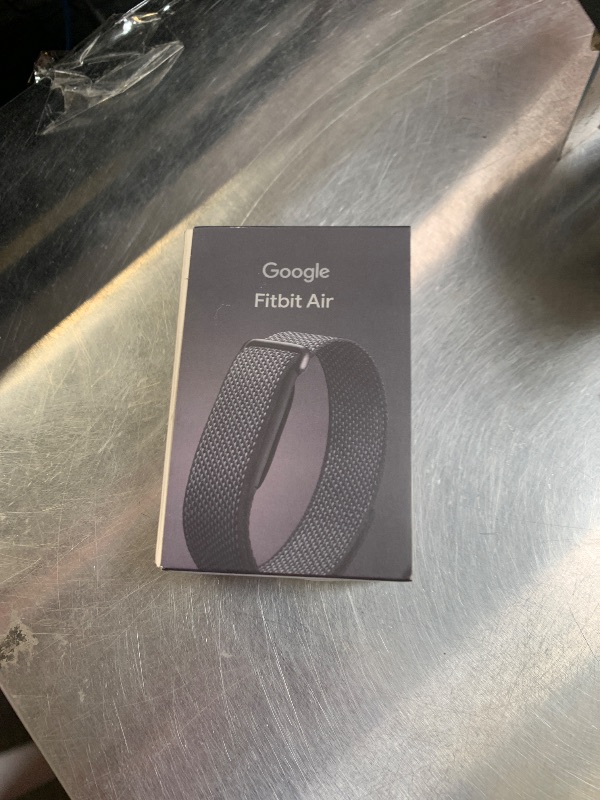 Photo 1 of Google Fitbit Air - Screenless Activity Tracker with Fitness, Heart Rate, and Sleep Tracking - Personalized AI-Powered Coaching - Up to 7 Days’ Battery Life - Works with iOS and Android - Obsidian