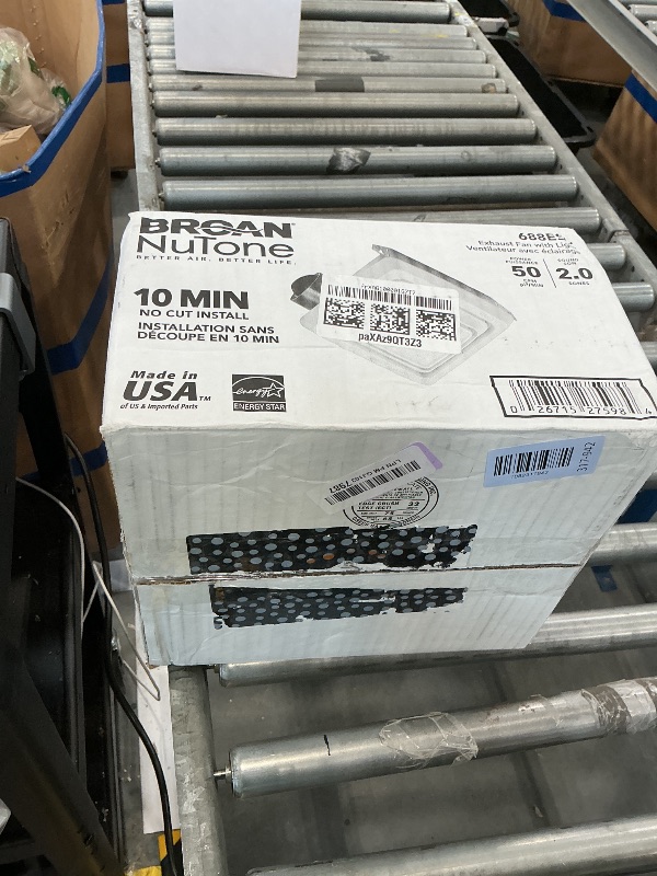 View 2 of Broan-NuTone 50 CFM Bathroom Exhaust Fan with LED Light
