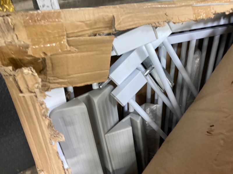 Photo 1 of (85-100 in Width) Extra Long Baby Gate Extra Wide, Large Dog Gate Indoor, Child Proof Gate, Kiddie Gates, Baby Gate for Doorways. White, Dog Gates for The House. Extra Tall Pet Gate.