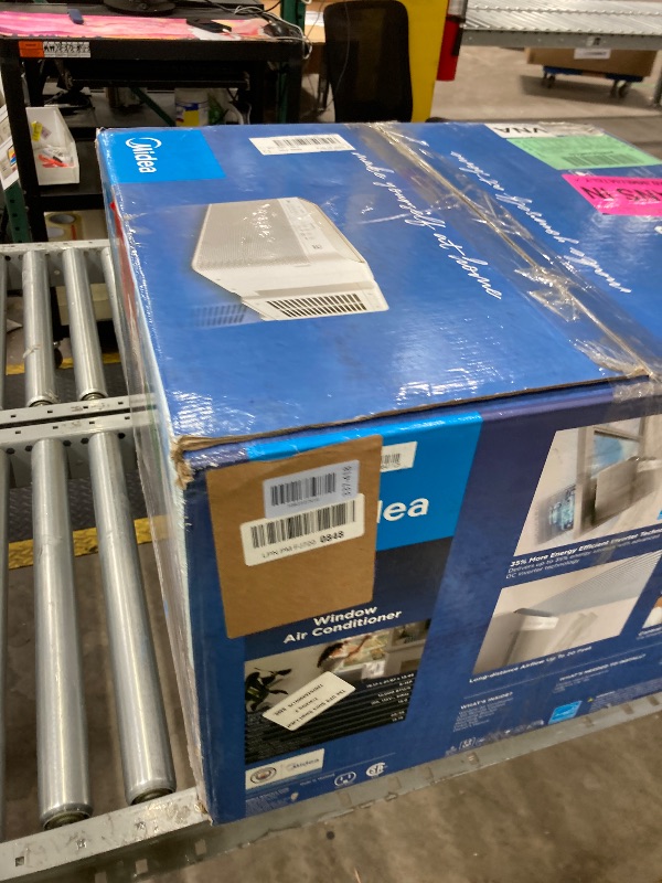Photo 1 of ***PARTS ONLY***- Midea 12,000 BTU U Shaped Smart Inverter Window Air Conditioner - Cools 550 Sq Ft, Ultra Quiet with Open Window Flexibility - Alexa/Google Assistant Compatible - 35% Energy Savings, Remote (Updated)