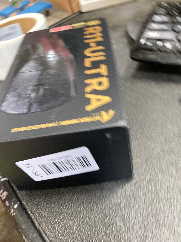 Photo 1 of **MISSING CABLE**ATTACK SHARK R11 Ultra 8K Carbon Fiber Wireless Gaming Mouse with 42000 DPI-PAW3950 MAX Sensor-49g Lightweight,Nordic 52840 MCU Chip,Wired/BT/2.4Ghz Programmable,RGB Coiled Cable for PC Mac(Black Ink)