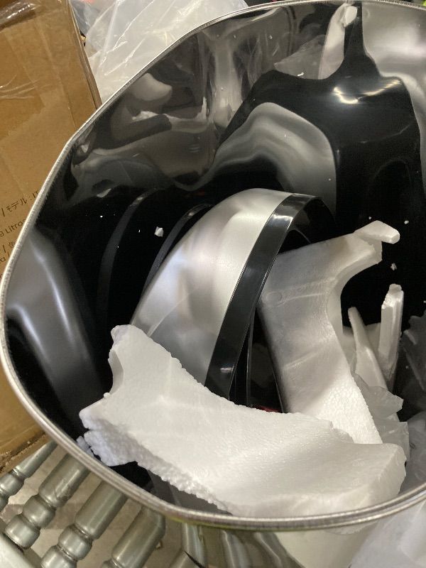 Photo 1 of ***MISSING INSERT PART ONLY*** iTouchless 13 Gallon Oval Touchless Sensor Trash Can with Odor Filter, Fingerprint-Proof Stainless Steel, 50L Automatic Kitchen Garbage Bin, Smart Hands-Free Motion Lid, Quiet Soft-Close  ***SOME DENTS***