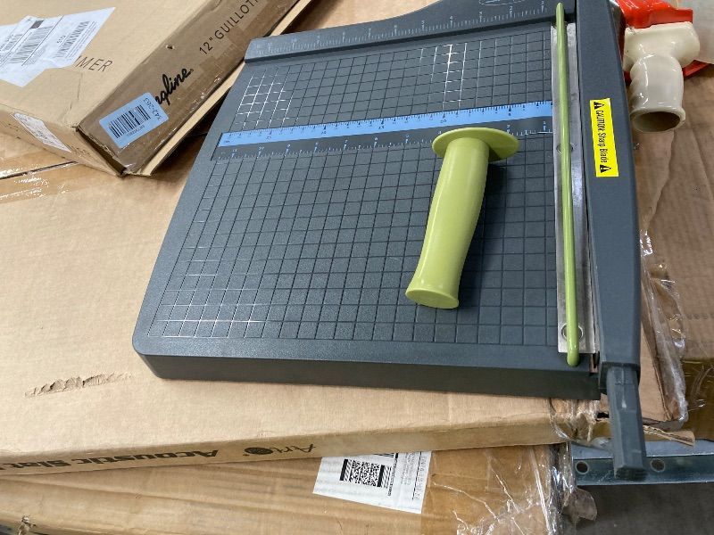 Photo 1 of **HANDLE OFF**Swingline Paper Cutter, Guillotine Trimmer, 12" Cut Length, 10 Sheet Capacity, ClassicCut Lite (9312)
