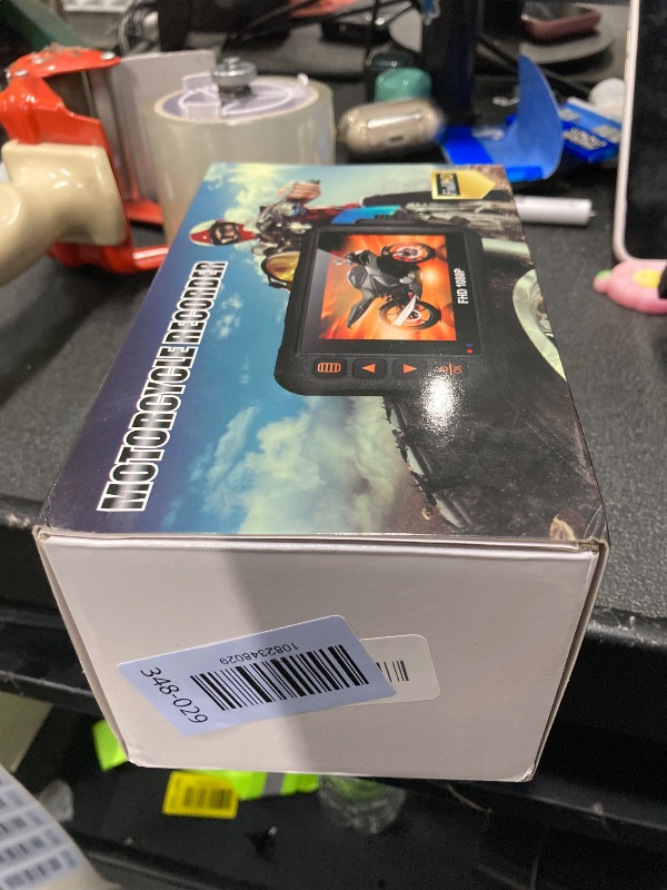 Photo 1 of **MISSING CAMERAS***Motorcycle Dash Cam, 3" Screen Motorbike Camera Front and Rear Dual Lens Waterproof Motorcycle Video Driving Recorder Camera with Light Vision, G-Sensor, Dashcam, Loop Recording