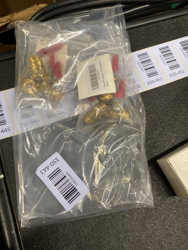 Photo 1 of **2 PACKS**Bxian 4PCS Heavy Duty Brass Ball Valve Shut Off Valve 1/4inch NPT Female x 1/4inch NPT Male Pipe Fittings Air Compressor Shut off Valve for Potable Water Air Vapour Oil Gas Applications