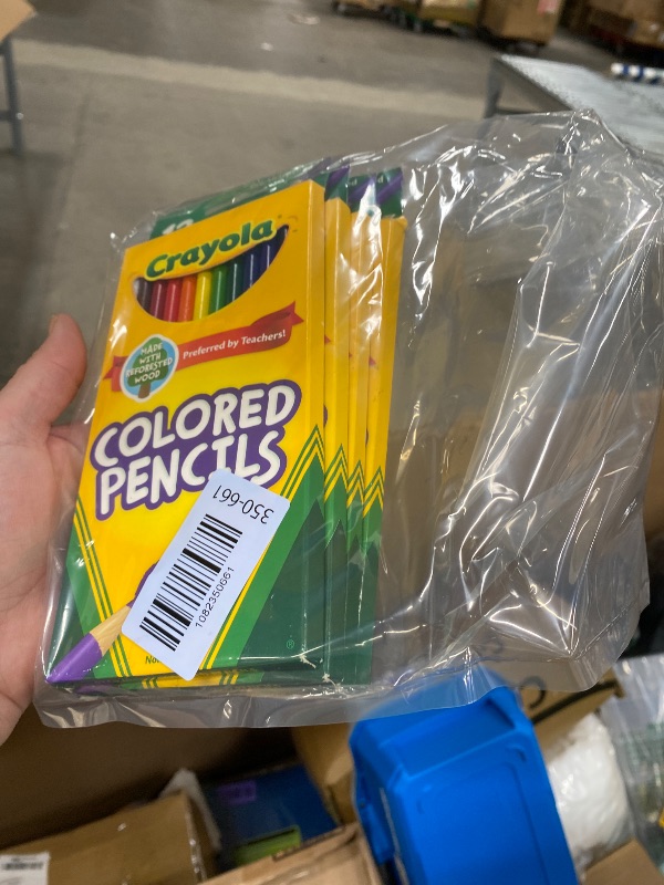 Photo 1 of **4 packs**Crayola Colored Pencils, Assorted Colors, Pre-sharpened, Adult Coloring, 12 Count, Gift