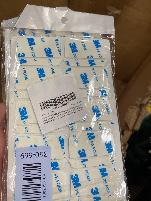 Photo 1 of **3 packs**3M adhesive replacement tape for ring alarm contact sensor 2nd gen, including sensor pads and magnet pads pre-cut strong double-sided sticky strips (80 pcs each)