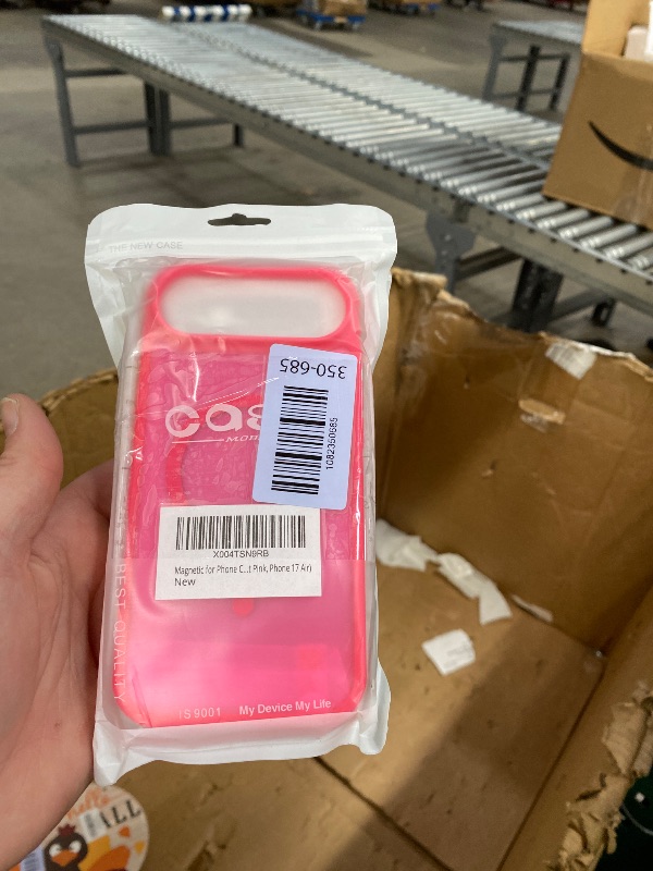 Photo 1 of **2 PACK, ONE HOT PINK AND ONE NEON GREEN**
PinLiSheng Magnetic for iPhone Air Case with 1 Screen Protector [Mil-Grade Drop Protection] [Compatible with Magsafe] Shockproof Slim Translucent Matte Protective Phone Case, Hot Pink
