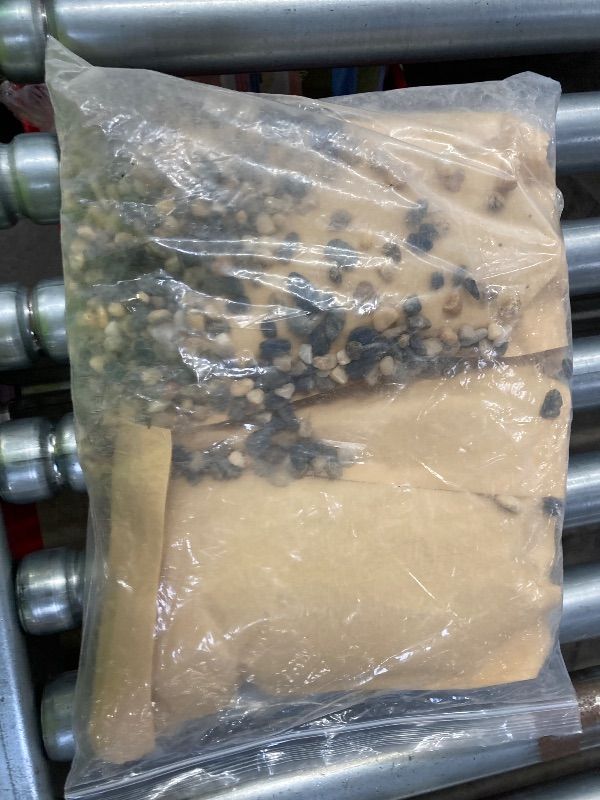 Photo 1 of **DAMAGED PACKAGING-ROCKS SPILLED**BERGFBV 3-in-1 Low Maintenance Aquarium Filter Bio Media: Volcanic Rock, Natural Gravel & Aquatic Plant Cultivation Soil - Helps Reduce Water Changes for Freshwater Tank, Pond