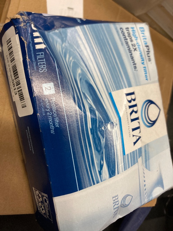 Photo 1 of **ONLY ONE FILTER**Brita Plus Water Filter, BPA-Free, High-Density Replacement Filter for Pitchers and Dispensers, Reduces 2x Contaminants*, Lasts Two Months or 40 Gallons, Includes 3 Filters