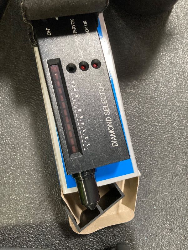 Photo 1 of **PARTS ONLY***Diamond Tester,High Accuracy Jewelry Diamond Tester Professional Diamond Tester Pen Jeweler Tool for Novice and Expert - Diamond Selector II 9V Battery Included(Black Diamond Testers)