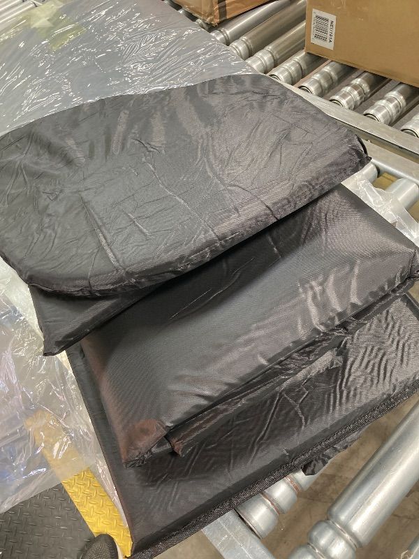Photo 1 of ***MISSING PIECES SELLING AS INCOMPLETE PARTS ONLY**** Pecute SUV Cargo Liner for Dogs, Water Resistan Pet Trunk Cover with Soft Cushion, Non-Slip Dog Back Seat Mat for SUVs Sedans with Bumper Flap Protector, Padded, Black