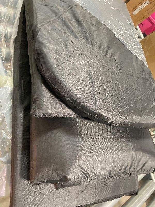 Photo 1 of ***MISSING PIECES SELLING AS INCOMPLETE PARTS ONLY**** Pecute SUV Cargo Liner for Dogs, Water Resistan Pet Trunk Cover with Soft Cushion, Non-Slip Dog Back Seat Mat for SUVs Sedans with Bumper Flap Protector, Padded, Black