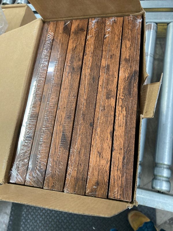 Photo 1 of ***FACTORY SEALED*** A4 Picture Frame Set of 12, Display 6x8 with Mat or 8.3x11.7 without Mat, Photo Frames for Wall Mounting or Table Top Display, Brown***FACTORY SEALED***