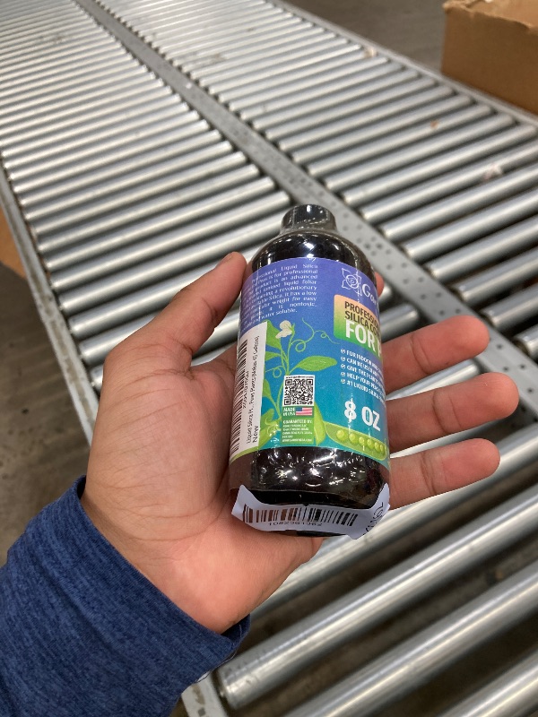 Photo 1 of ??????? Liquid Silica Plant Supplement - 8oz (250mL) - PEAS Plants Liquid Silica Boost Fertilizer - Stronger Stems & Healthy Leaves for Indoor & Outdoor Peas Plants (Makes 45 Gallons)