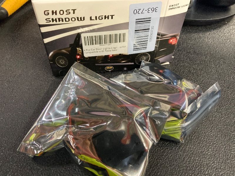 Photo 1 of ***FACTORY SEALED***Car Door Logo Lights Compatible with Model S Model 3 Model X Model Y, 4 Pack Door Welcome Projector Light with Cable, Waterproof Courtesy Door Lights***FACTORY SEALED***