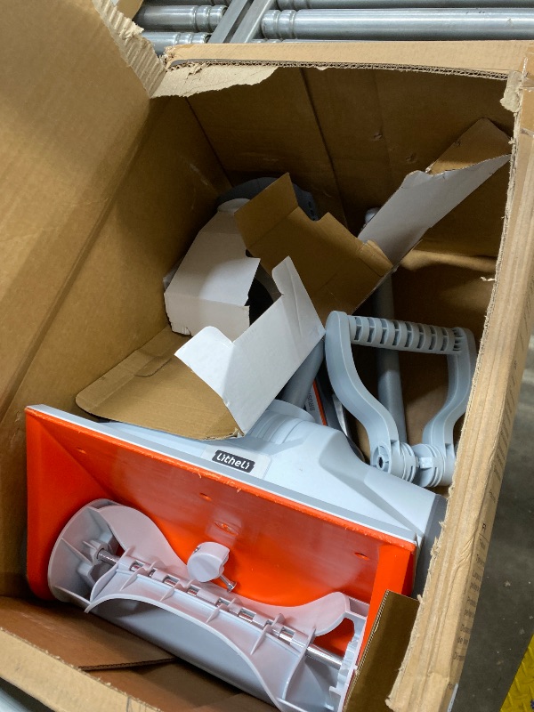 View 2 of **Missing Batteries and screws**Litheli Electric Snow Shovel Cordless 2x20V, Brushless Lightweight Battery Powered Snow Blower with 4.0Ah Battery, Easy Snow Removal Tool for Driveways, Sidewalks, Patios and Decks