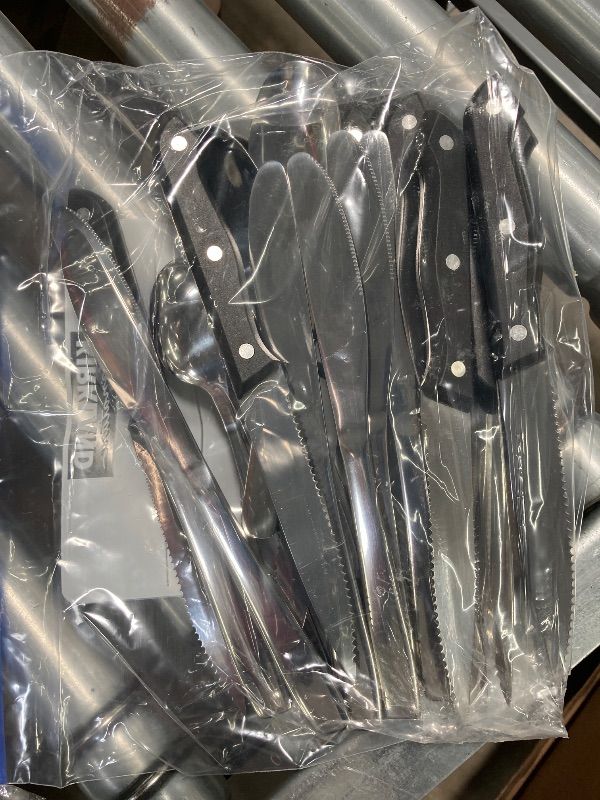 Photo 1 of ***MISSING PIECES SELLING AS INCOMPLETE SET *** HIWARE Silverware Set with Steak Knives for 8, 18/8 Stainless Steel Flatware Cutlery Set For Home Kitchen Restaurant Hotel, Kitchen Utensils Set, Mirror Polished, Dishwasher Safe, ***BOX RIPPED/TORN***