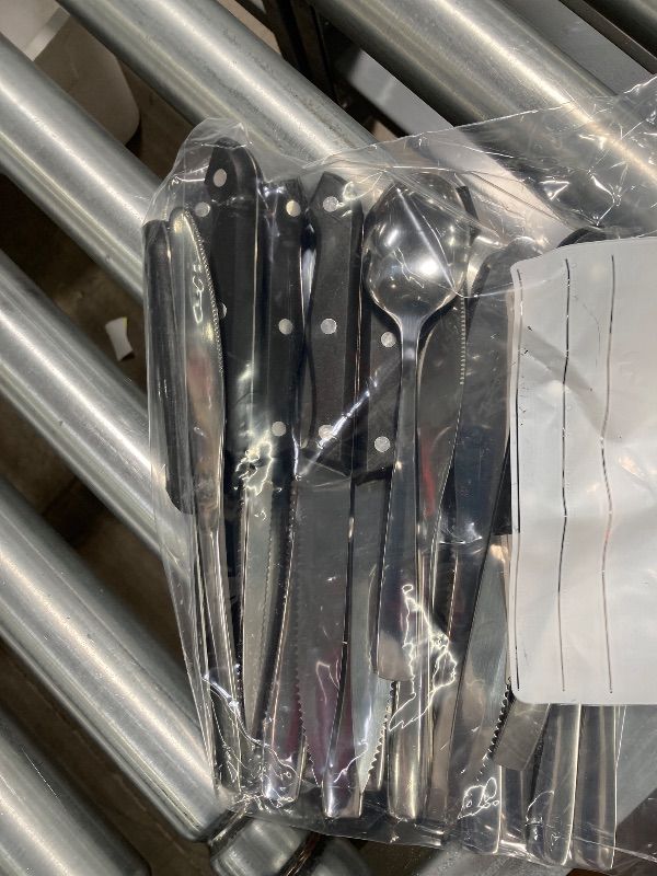 Photo 1 of ***MISSING PIECES SELLING AS INCOMPLETE SET *** HIWARE Silverware Set with Steak Knives for 8, 18/8 Stainless Steel Flatware Cutlery Set For Home Kitchen Restaurant Hotel, Kitchen Utensils Set, Mirror Polished, Dishwasher Safe, ***BOX RIPPED/TORN***