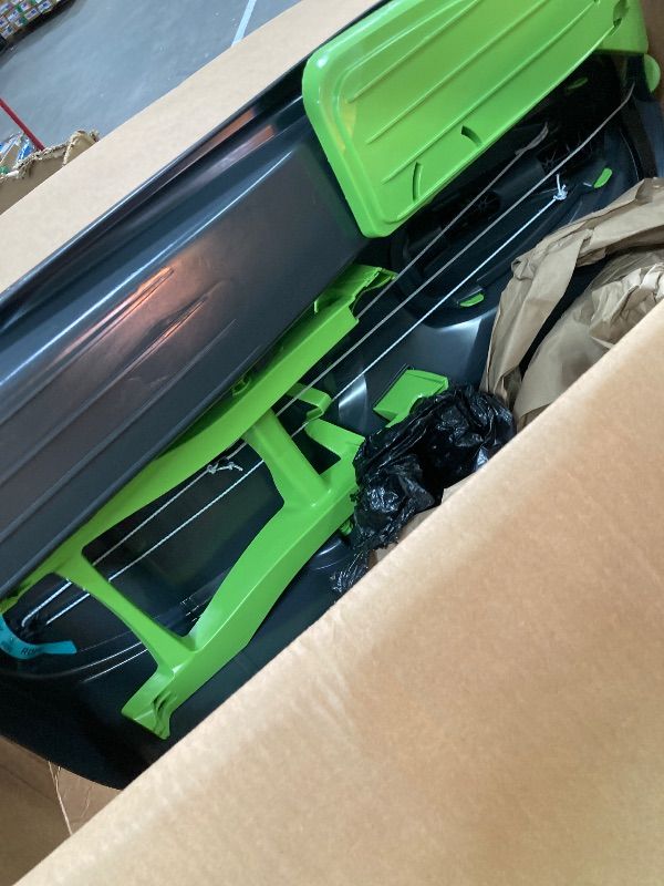 Photo 1 of ***MISSING BOTTOM PIECE -SELLING AS PART ONLY*** Gizmo Riders Snow Sled for Kids, Adults - Toboggan Sled, Easy Turning Steering Wheel, Anti-Slip Seat, Pull Up Brake, Durable Plastic Sled, Lightweight, Snow Sleds, Age 3+, 260 lbs