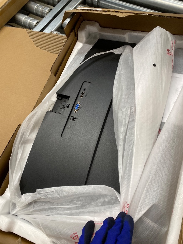 Photo 1 of **MISSING POWER PLUG***KOORUI 24 inch Curved Monitor, Full HD 1080P Curved Computer Monitor, 100Hz 1500R PC Screen, TÜV Rheinland Certified, HDMI VGA, Tilt Adjustment, LCD Display, Eye Care, Black 24N5CA