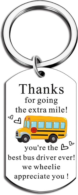 Photo 1 of **SIMILIAR**School Bus Driver Gifts Bus Driver Appreciation Gifts Valentine Gift Thank You Keychain Birthday Thanksgiving Day Christmas Stocking Stuffers Birthday Gift Retirement Custodian Appreciation Gift